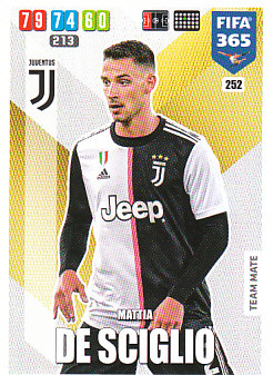 Mattia De Sciglio Juventus FC 2020 FIFA 365 #252